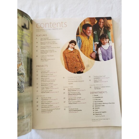 Interweave Crochet Magazine Lot Of 4 - 2010 Spring Summer Fall Winter Issues - Picture 7 of 11
